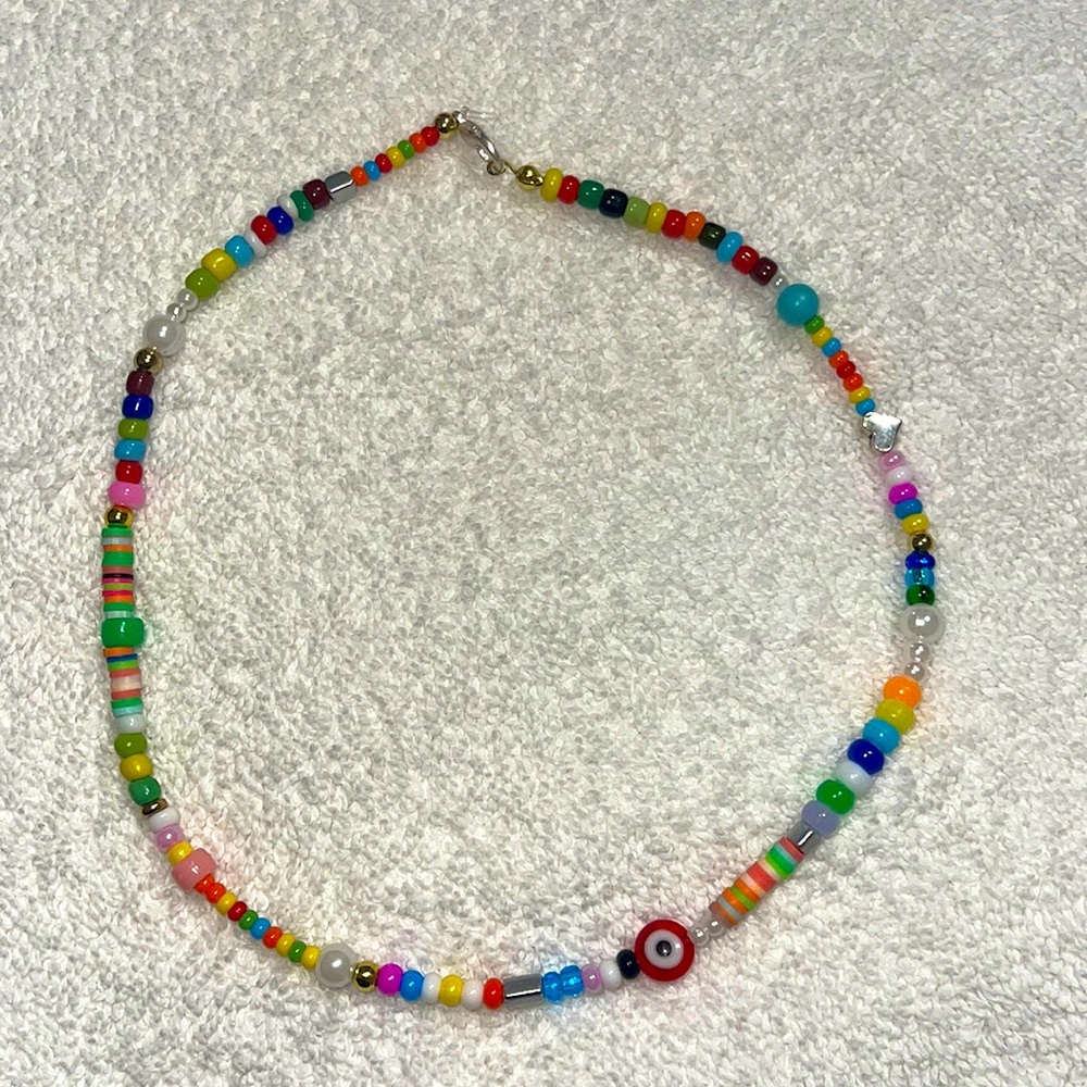 Multicolored beaded necklace